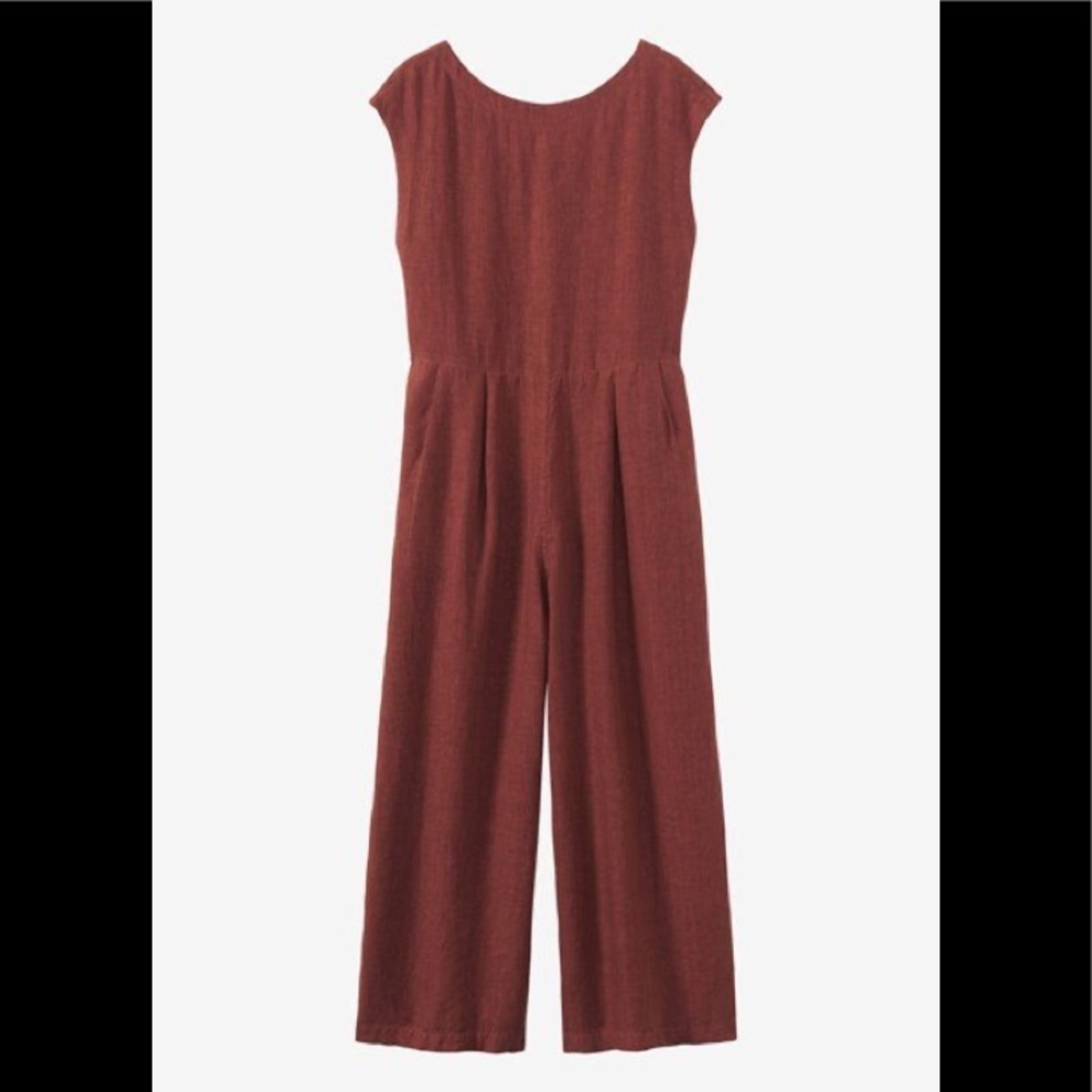 TOAST Linen Jumpsuit (NWT) in "Terracotta"